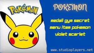 Medali Gym Secret Menu Item Pokemon Violet Scarlet