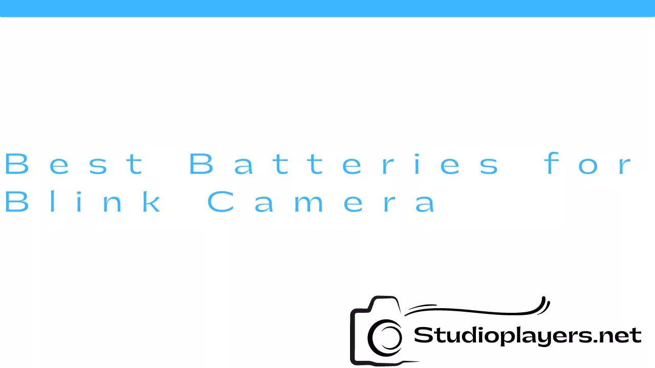 Best Batteries for Blink Camera