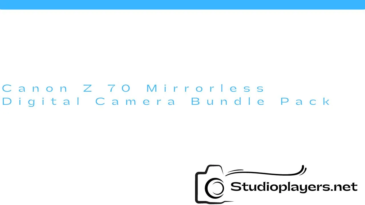 Canon Z 70 Mirrorless Digital Camera Bundle Pack