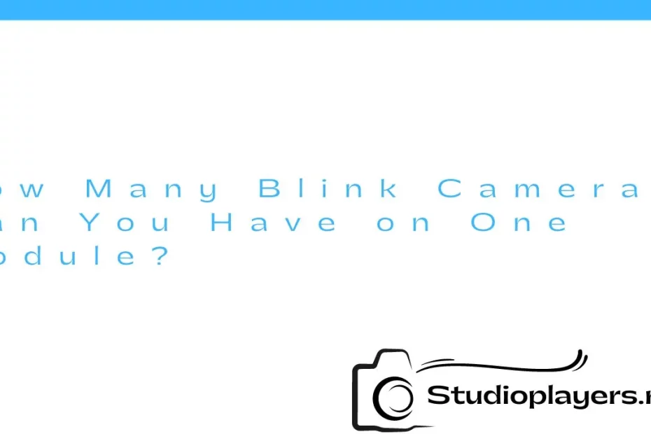 How Many Blink Cameras Can You Have on One Module?
