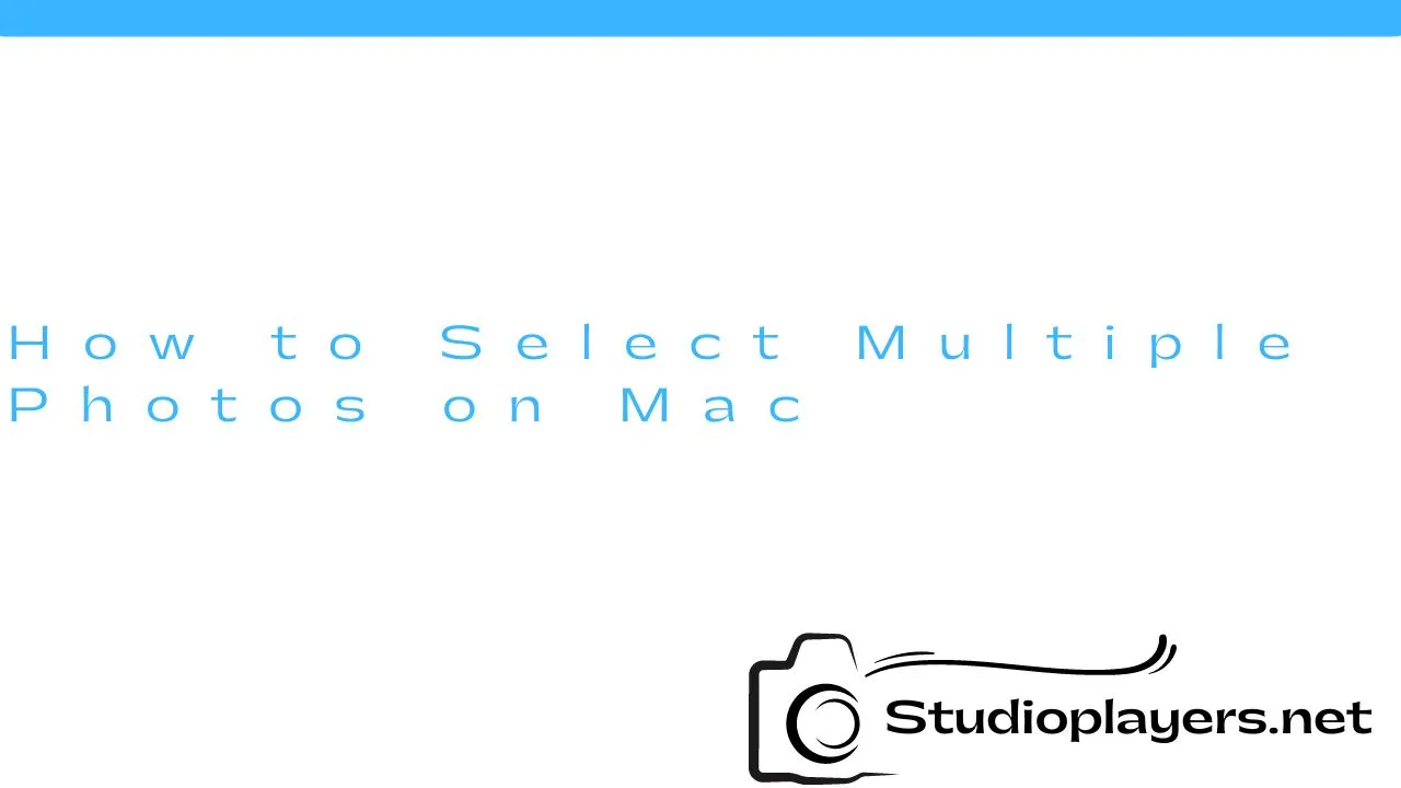How to Select Multiple Photos on Mac