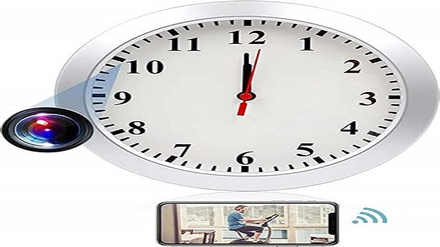 Pelay Hidden Camera Clock