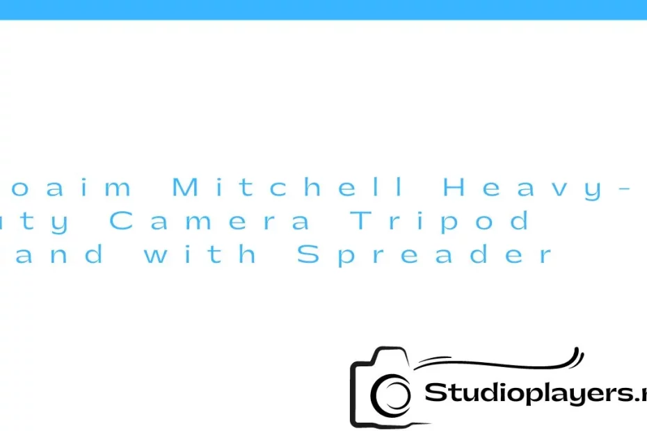 Proaim Mitchell Heavy-Duty Camera Tripod Stand with Spreader