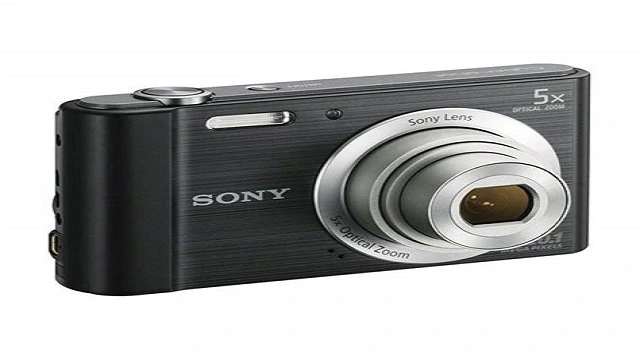 Sony W800 B 20MP Digital Camera with 5x Optical Zoom